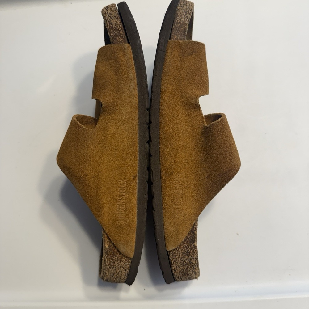 Birkenstock Arizona Suede Brown Sandals Vintage Sz 39 (8-8.5) Women's - Picture 9 of 10